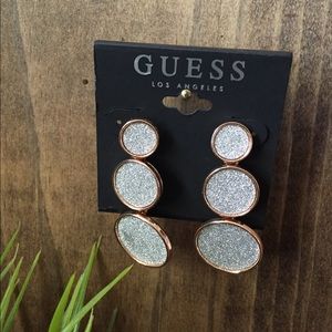 Guess Earrings gold - Silver